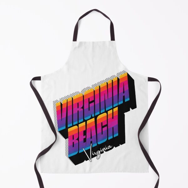 Item preview, Virginia Beach Virginia Retro 80s Sunset Stripe T-Shirt designed and sold by DonnaRaine.