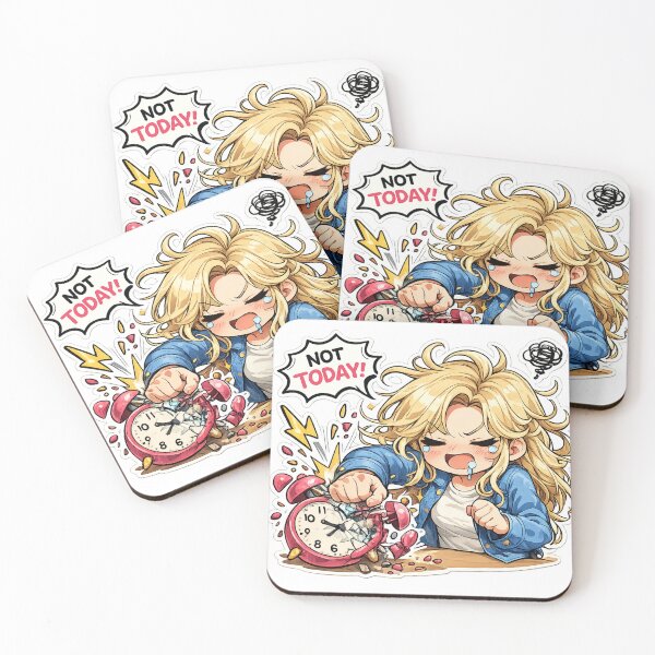Item preview, Nina Smashing Alarm Clock Morning Rage designed and sold by Asrom Loja de adesivos.