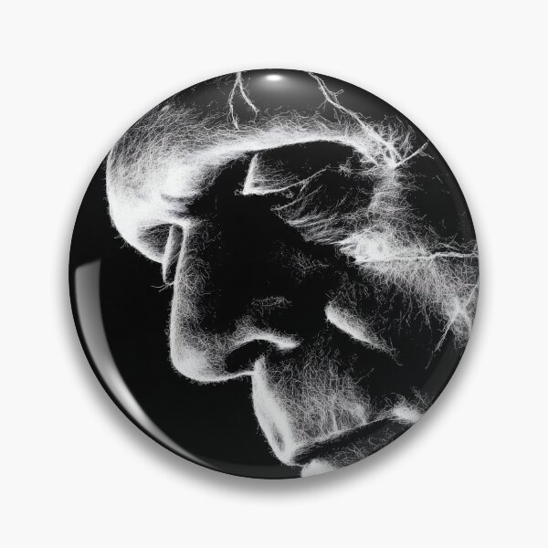 Item preview, Thoughtful Frankenstein - black and white designed and sold by ClubVacay.