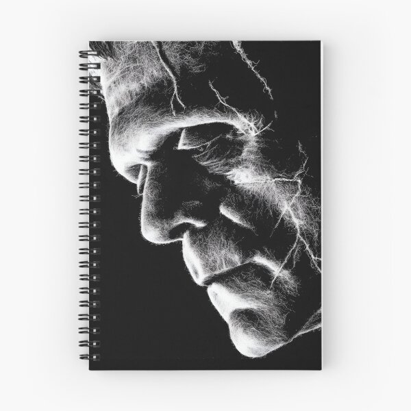 Item preview, Thoughtful Frankenstein - black and white designed and sold by ClubVacay.