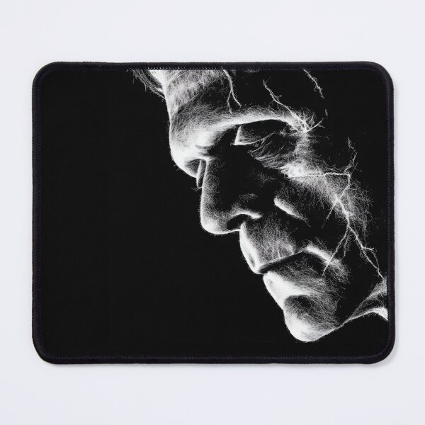 Item preview, Thoughtful Frankenstein - black and white designed and sold by ClubVacay.