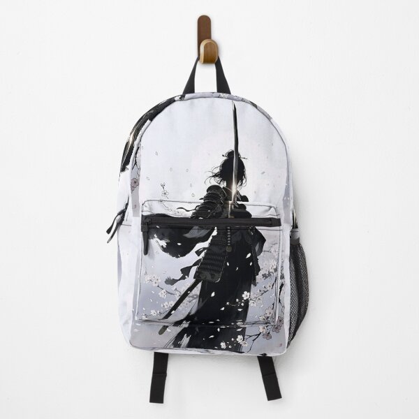 Item preview, Samurai Under Cherry Blossoms – Minimal Japanese Warrior Aesthetic Art designed and sold by Dyan4.