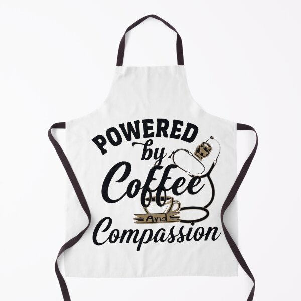 Item preview, Powered by Coffee and Compassion – Caregiver / Nurse Design 2 designed and sold by Hadrielsdesigns.
