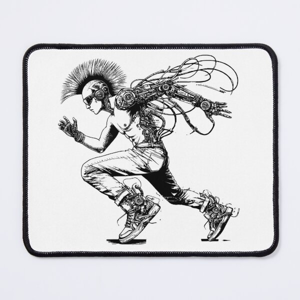 Item preview, Cyberpunk - Push Your Limits - Edgerunner - bw designed and sold by RaceDayRags.