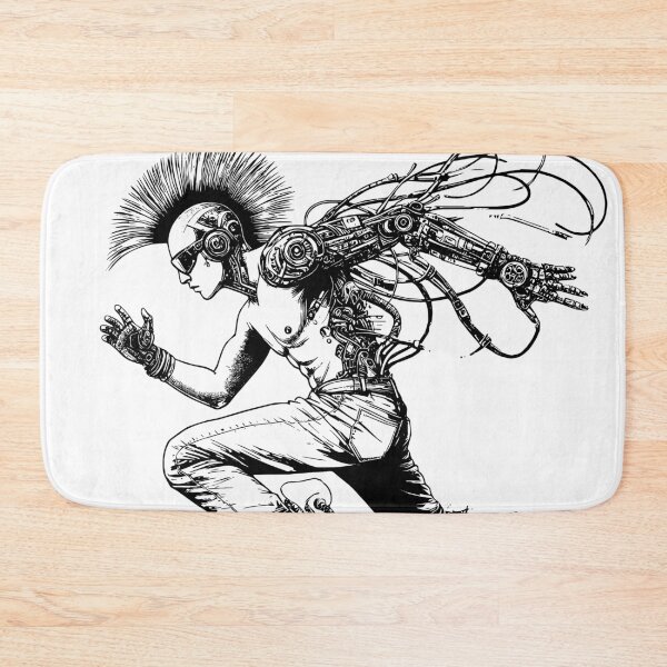 Item preview, Cyberpunk - Push Your Limits - Edgerunner - bw designed and sold by RaceDayRags.