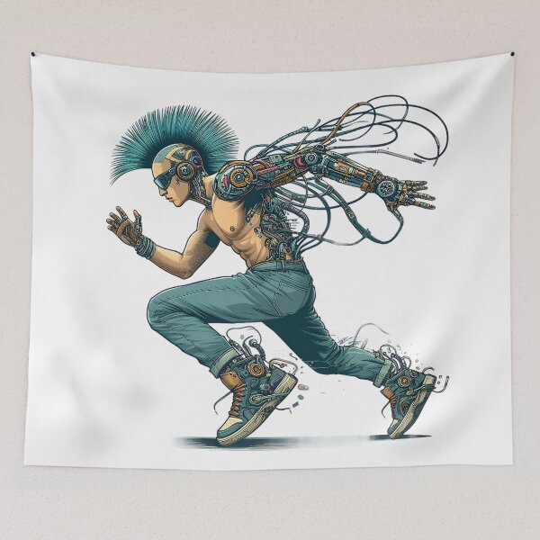 Item preview, Cyberpunk - Push Your Limits - Edgerunner designed and sold by RaceDayRags.