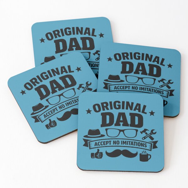 Item preview, Original Dad Accept No Imitations. Funny Father’s Day Quote. Dad's Quote  designed and sold by DesignHouse07.