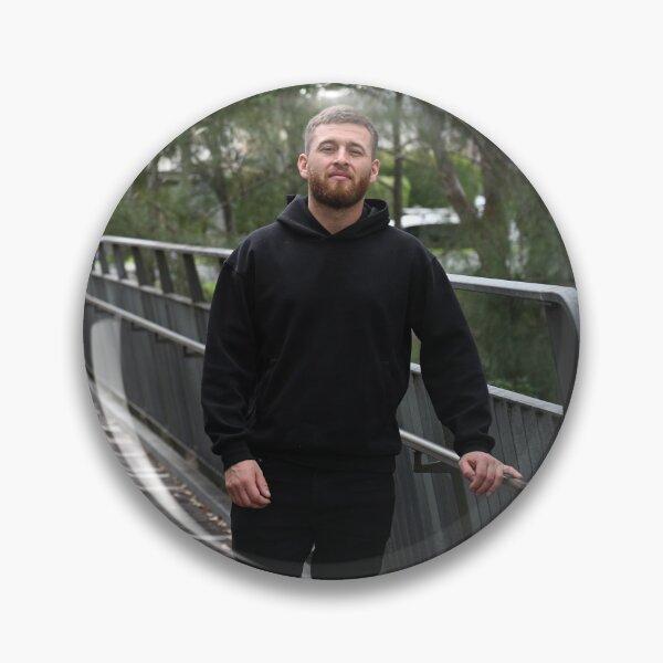 Item preview, James Rolevski leaning on wooden bridge in nature designed and sold by getmybookstore.
