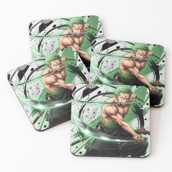 Item preview, Roronoa Zoro Three Sword Style – One Piece Anime Samurai Action Art designed and sold by Dyan4.
