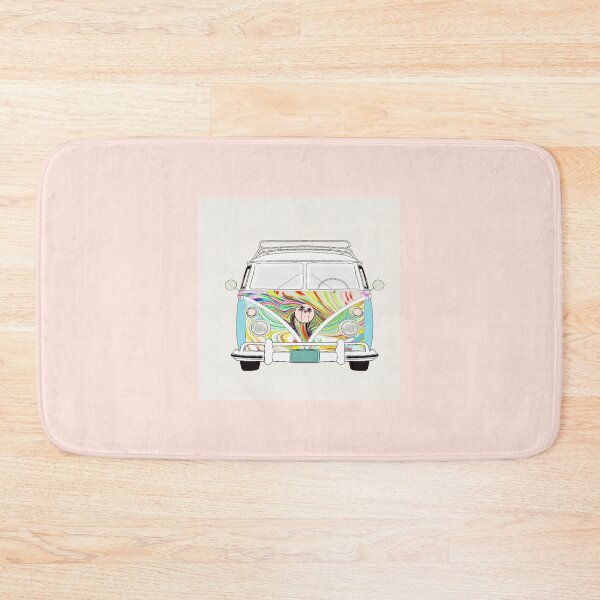 Item preview, Groovy front of van with colours - with background designed and sold by Naked Drop.