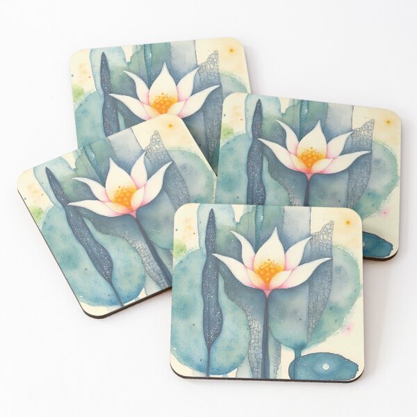 Item preview, Ethereal Abstract Lotus Wash designed and sold by CAutumnTrapp.