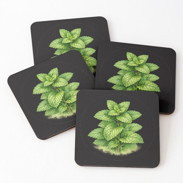 Item preview, Cool Refreshment - Mint Herbal Portrait designed and sold by TheJoyfulPen.