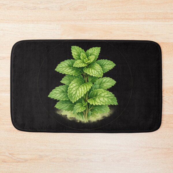 Item preview, Cool Refreshment - Mint Herbal Portrait designed and sold by TheJoyfulPen.