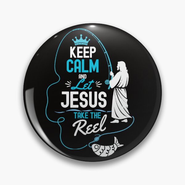 Item preview, Keep Calm and let Jesus take the Reel - Jesus Fishing designed and sold by Tabihibi.