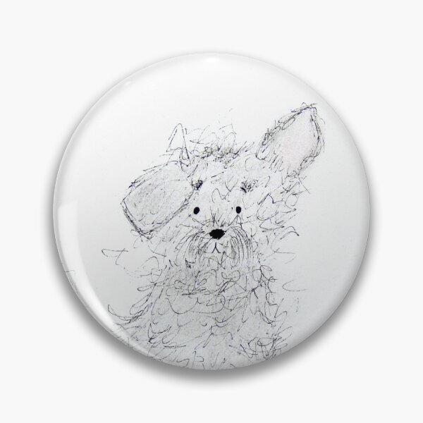 Item preview, Scribbly Dog | Cute Sketchy Pup  designed and sold by AngelaMarieArt.