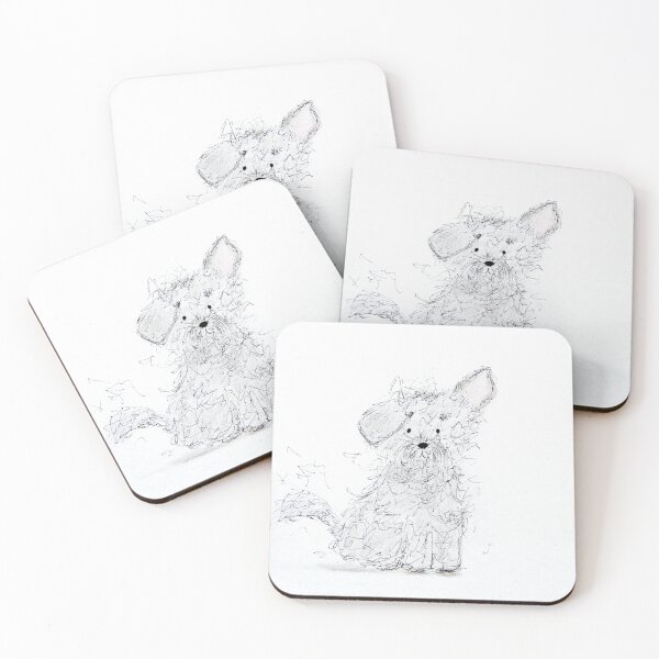 Item preview, Scribbly Dog | Cute Sketchy Pup  designed and sold by AngelaMarieArt.