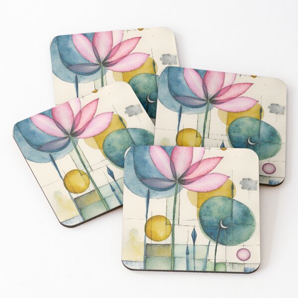 Item preview, Mid-Century Geometric Lotus Abstract designed and sold by CAutumnTrapp.