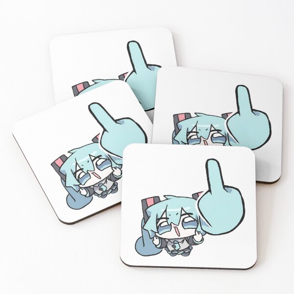 Item preview, Hatsune Miku Chibi Cute Meme Expression – Kawaii Anime Sticker & Apparel designed and sold by Dyan4.