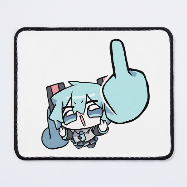 Item preview, Hatsune Miku Chibi Cute Meme Expression – Kawaii Anime Sticker & Apparel designed and sold by Dyan4.