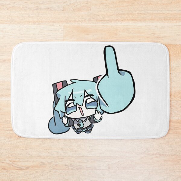 Item preview, Hatsune Miku Chibi Cute Meme Expression – Kawaii Anime Sticker & Apparel designed and sold by Dyan4.