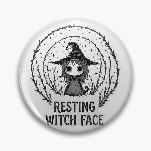 Item preview, Resting Witch Face Spooky Cute Goth designed and sold by CAutumnTrapp.