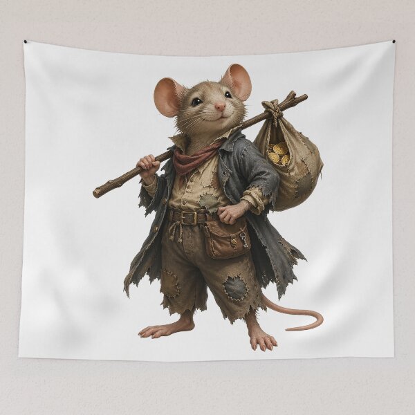 Item preview, Mouse Strikes it Big on the Open Road designed and sold by nikkolaus.