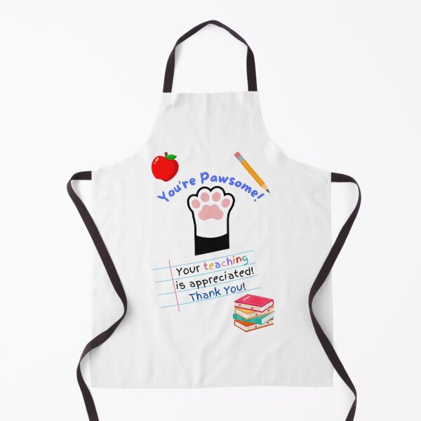 Item preview, Teacher Appreciation You're Pawsome Black Cat Paw designed and sold by MYCatStuff.
