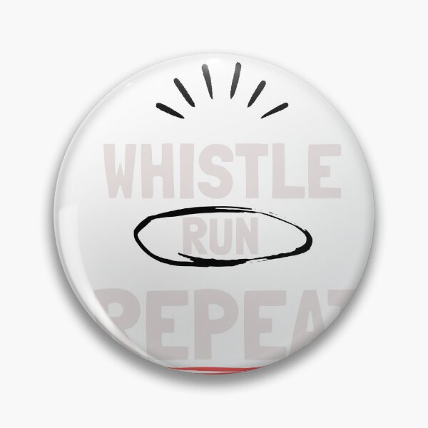 Item preview, Whistle Run Repeat - Soccer Player Gift Funny Soccer Shirt designed and sold by SkywovenStudios.