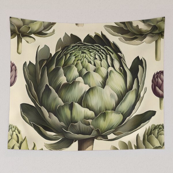 Item preview, Artichokes Modern Botanical designed and sold by Glimmersmith.