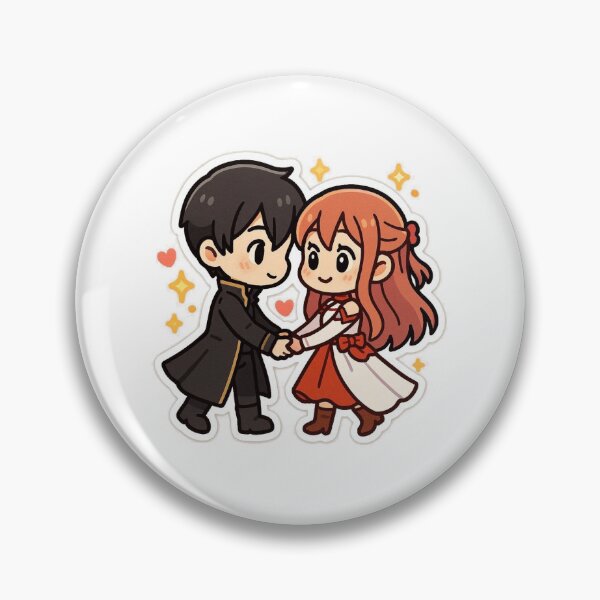 Item preview, Kirito and Asuna Sticker designed and sold by mastorasleo.