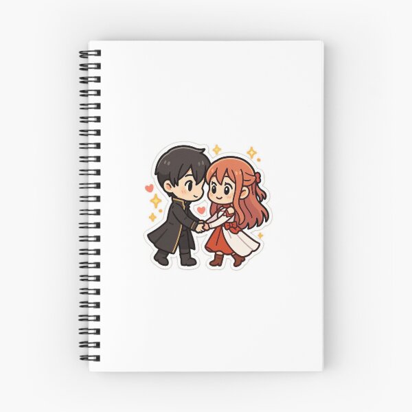 Item preview, Kirito and Asuna Sticker designed and sold by mastorasleo.