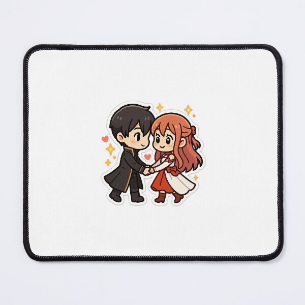 Item preview, Kirito and Asuna Sticker designed and sold by mastorasleo.