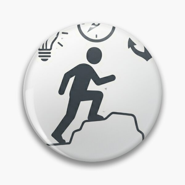 Item preview, One Step At A Time Sticker designed and sold by grafiario.