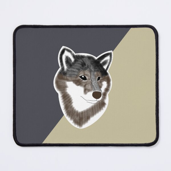 Item preview, Two toned colors (dark gray, beige) with black Shiba Inu designed and sold by ShibaCruise-On.