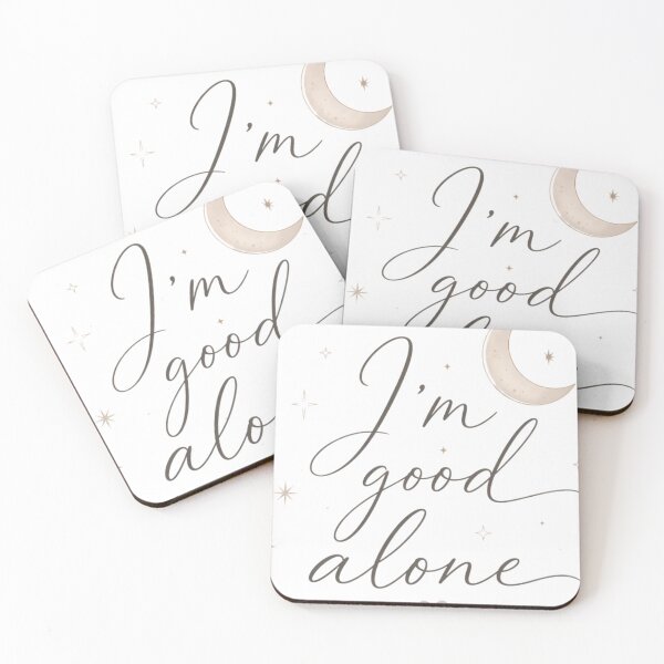Item preview, I'm Good Alone designed and sold by Yujanne.