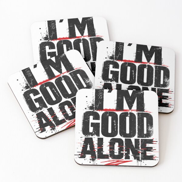 Item preview, Copy of I'm Good Alone designed and sold by Yujanne.