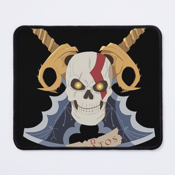 Item preview, Kratos Spartan Skull God of War Aesthetic Emblem designed and sold by ArtsMoka.