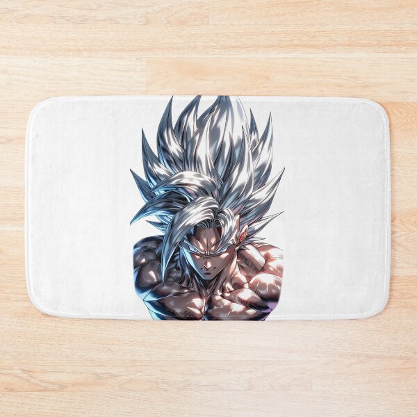 Item preview, Silver Hair Anime Warrior Ultra Instinct Style – Powerful Saiyan Inspired Art Sticker & Apparel designed and sold by Dyan4.