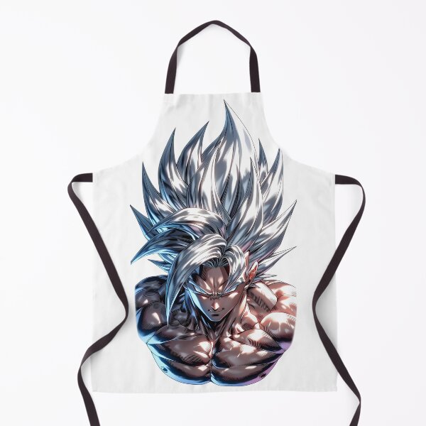 Item preview, Silver Hair Anime Warrior Ultra Instinct Style – Powerful Saiyan Inspired Art Sticker & Apparel designed and sold by Dyan4.