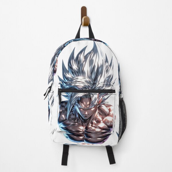 Item preview, Silver Hair Anime Warrior Ultra Instinct Style – Powerful Saiyan Inspired Art Sticker & Apparel designed and sold by Dyan4.