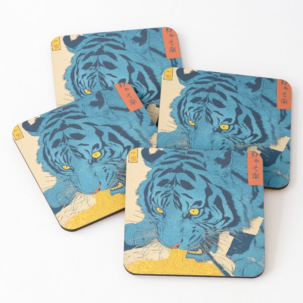 Item preview, Tigre comiendo ramen designed and sold by Viviredsonja.