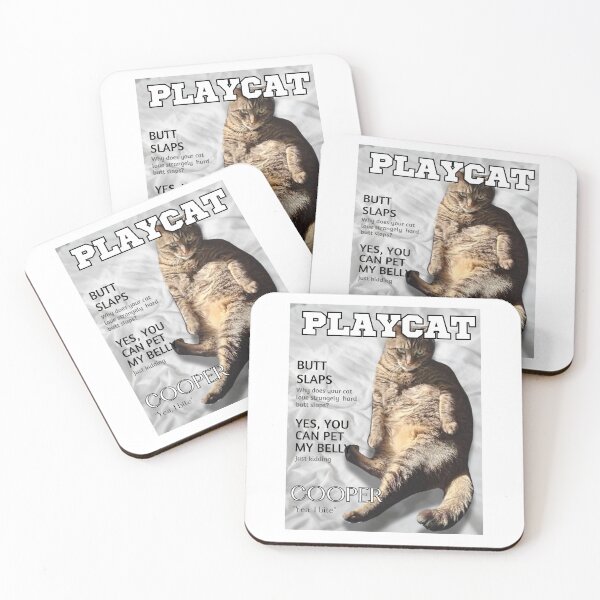 Item preview, Playcat magazine cooper cover designed and sold by Budibabe.