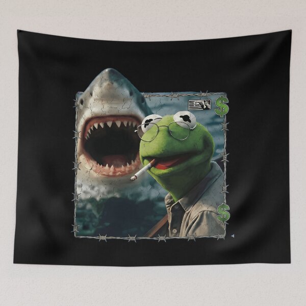Item preview,  Kermit The Frog Smoking Meme designed and sold by MIPSSY.