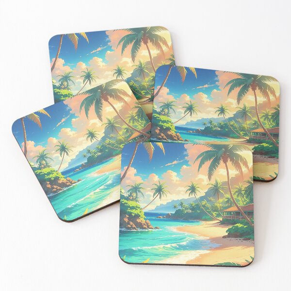 Item preview, Tropical Paradise Lofi designed and sold by LofiHorizon.