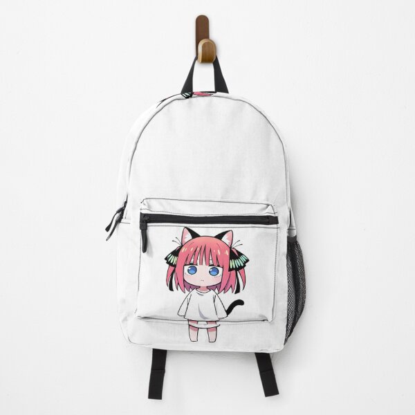 Item preview, Kawaii Chibi Cat Girl Pink Hair – Cute Anime Neko Aesthetic Sticker & Apparel designed and sold by Dyan4.