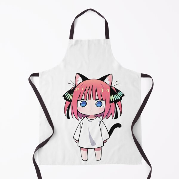 Item preview, Kawaii Chibi Cat Girl Pink Hair – Cute Anime Neko Aesthetic Sticker & Apparel designed and sold by Dyan4.