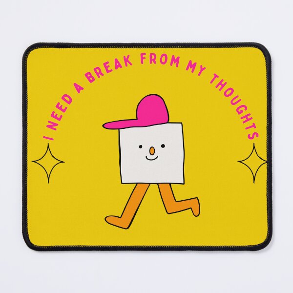 Item preview,  I Need a Break From My Thoughts – Aesthetic Design designed and sold by MoodPrintsShop.