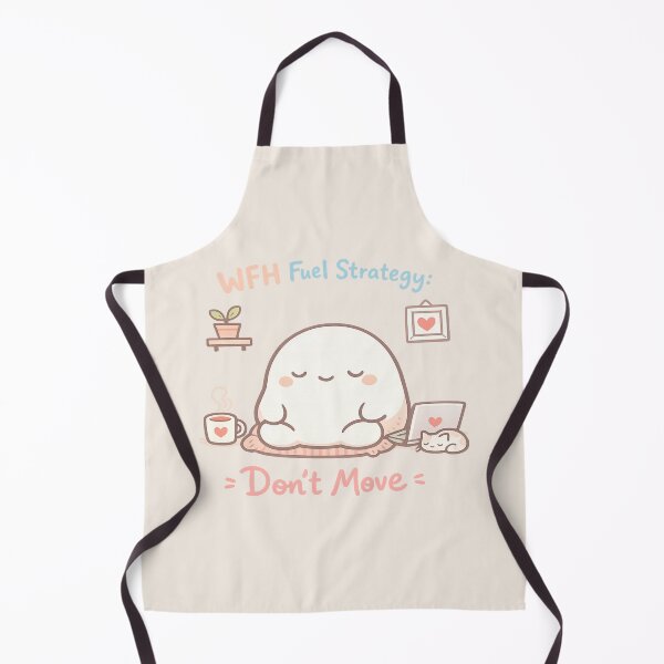 Item preview, Cute Cozy Blob WFH Fuel Strategy | Don't' Move Funny Introvert Work From Home Meme designed and sold by PopCulturePixel.