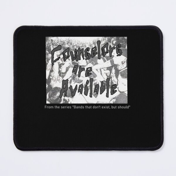 Item preview, Counselors Are Available Dark Gray Classic From The Series Bands That Don't Exist But Should designed and sold by TEEGENIE.