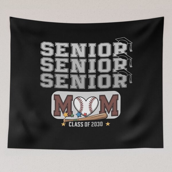 Item preview, Proud Mom Graduation 2030 Baseball designed and sold by QuiteOrbit.